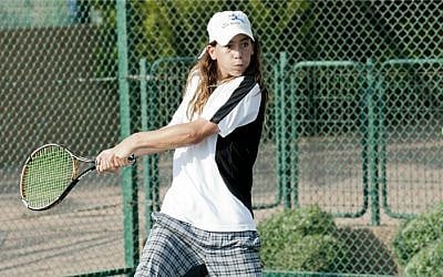 Yishai Oliel is a two-time winner of the prestigious Junior Orange Bowl tournament in Florida, prompting soaring optimism for his future. (Courtesy of the David Squad/JTA)
