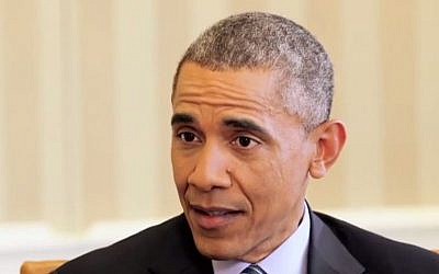 President Barack Obama speaks to the New York Times on April 4, 2015 (YouTube screenshot)