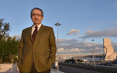 Jose Ribeiro e Castro, a lawmaker in Portugal who co-authored the country's law of return for Sephardic Jews, says he is more proud of the law than anything else he has accomplished in politics. (Cnaan Liphshiz/JTA)