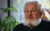 Renowned Soviet refusenik Vladimir Slepak in 2007. (screen capture: YouTube)
