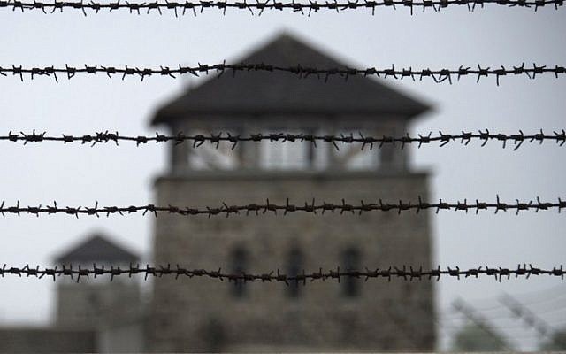 File photo: A picture taken on April 28, 2015, shows a barbed wire fence at a former Nazi concentration camp. (Joe Klamar/AFP) File photo: A picture taken on April 28, 2015, shows a barbed wire fence at a former Nazi concentration camp. (Joe Klamar/AFP)