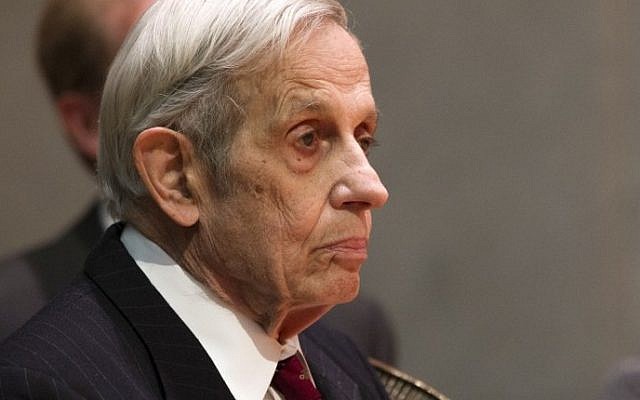 This picture taken on May 19, 2015 at the Abel Prize ceremony in Oslo shows the Abel prize winner and mathematician John Forbes Nash. Nash and his wife both died on May 23 in a car crash in the US. (Haakon Mosvold Larsen/AFP) This picture taken on May 19, 2015 at the Abel Prize ceremony in Oslo shows the Abel prize winner and mathematician John Forbes Nash. Nash and his wife both died on May 23 in a car crash in the US. (Haakon Mosvold Larsen/AFP)