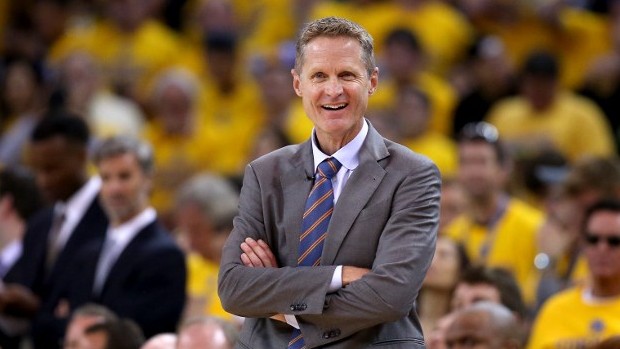Coach Steve Kerr of the Golden State Warriors on May 27, 2015 in Oakland, California Ezra Shaw/Getty Images/AFP)
