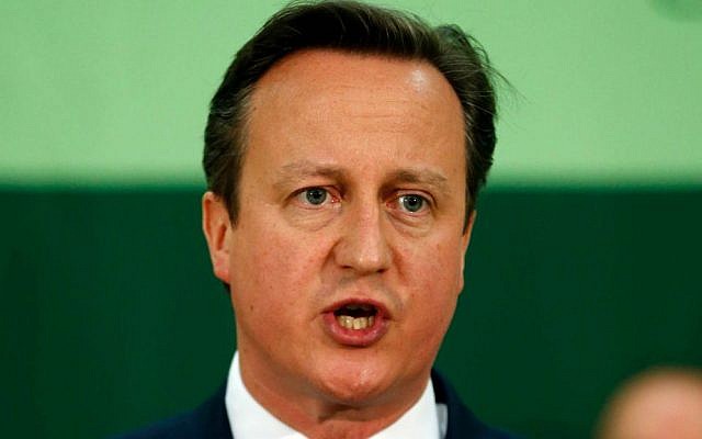 Britain's Conservative party leader David Cameron speaks during his acceptance speech after being re-elected as a lawmaker for the Witney constituency in Witney, England, Friday, May 8, 2015. (AP Photo/Alastair Grant) Britain's Conservative party leader David Cameron speaks during his acceptance speech after being re-elected as a lawmaker for the Witney constituency in Witney, England, Friday, May 8, 2015. (AP Photo/Alastair Grant)