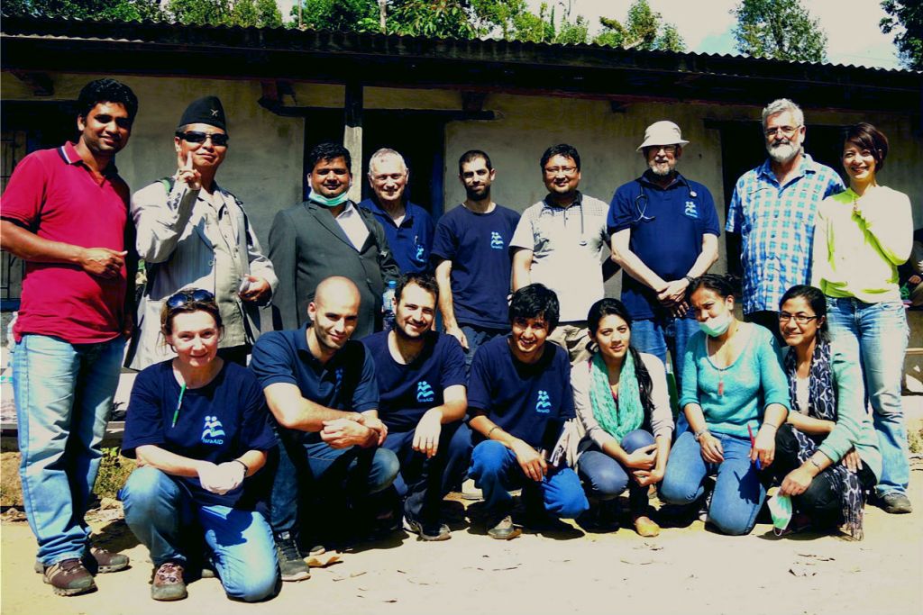 The Israeli and Nepalese medical staff at the IsraAID mobile clinic in the village of Tar, ten hours northeast of Kathmandu. (Photo credit: Melanie Lidman/Times of Israel) The Israeli and Nepalese medical staff at the IsraAID mobile clinic in the village of Tar, ten hours northeast of Kathmandu. (Photo credit: Melanie Lidman/Times of Israel)