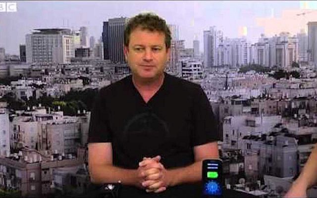Doron Myersdorf, CEO of StoreDot (BBC screenshot)