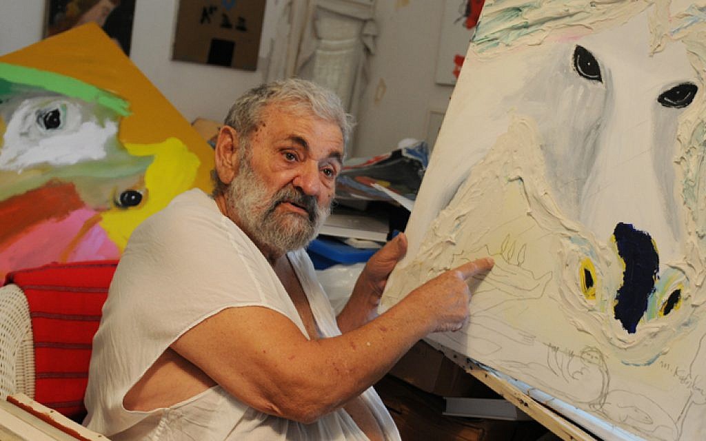 Portrait of Israeli painter and sculptor Menashe Kadishman in his studio in Tel Aviv. December 15, 2011. (photo credit: Deborah Sinai/FLASH90) Portrait of Israeli painter and sculptor Menashe Kadishman in his studio in Tel Aviv. December 15, 2011. (photo credit: Deborah Sinai/FLASH90)
