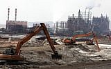 The Dead Sea Works factory at the southern end of the Dead Sea. (Yossi Zamir/Flash90)