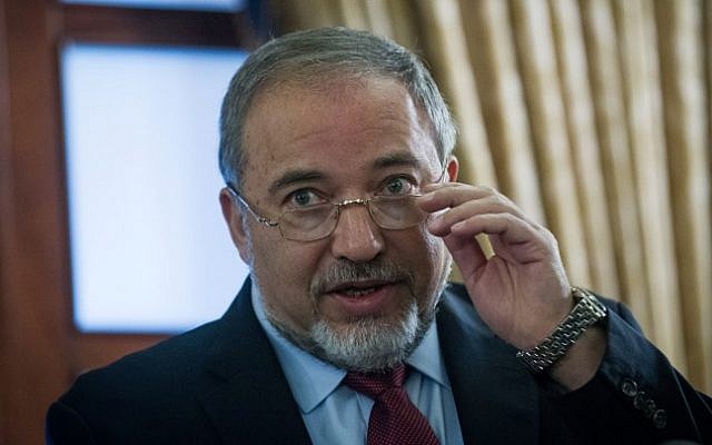 Yisrael Beytenu head Avigdor Liberman (Miriam Alster/Flash90)
