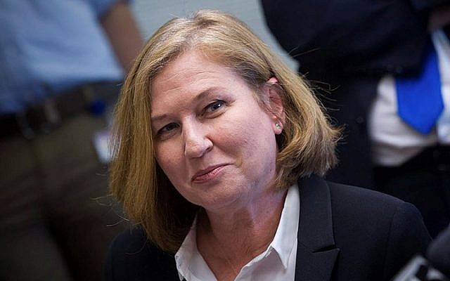 MK Tzipi Livni of the Zionist Union party seen during a party meeting at the Knesset in Jerusalem on May 4, 2015. (Photo credit: Miriam Alster/Flash90) MK Tzipi Livni of the Zionist Union party seen during a party meeting at the Knesset in Jerusalem on May 4, 2015. (Photo credit: Miriam Alster/Flash90)