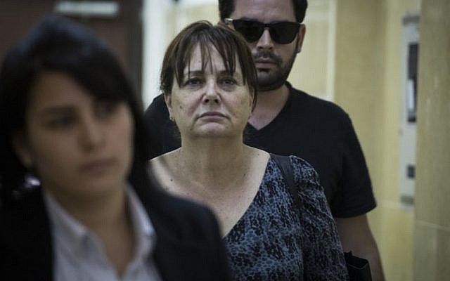 Former Tel Aviv district attorney Ruth David arrives at the Jerusalem Magistrate's court, May 10, 2015. (Hadas Parush/Flash90) Former Tel Aviv district attorney Ruth David arrives at the Jerusalem Magistrate's court, May 10, 2015. (Hadas Parush/Flash90)