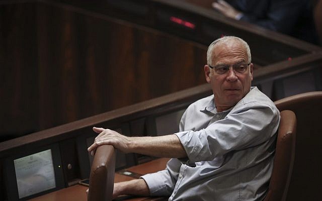 Uri Ariel at the Knesset, May 13, 2015. (Hadas Parush/Flash90) Uri Ariel at the Knesset, May 13, 2015. (Hadas Parush/Flash90)