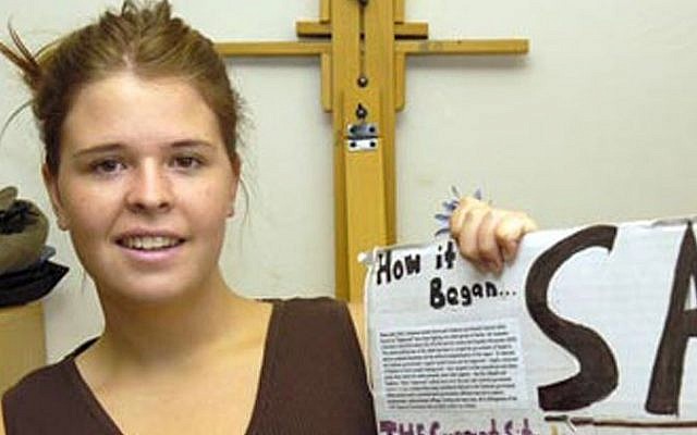 In this May 30, 2013, file photo, Kayla Mueller is shown after speaking to a group in Prescott, Ariz. (AP Photo/The Daily Courier, Jo. L. Keener, File) In this May 30, 2013, file photo, Kayla Mueller is shown after speaking to a group in Prescott, Ariz. (AP Photo/The Daily Courier, Jo. L. Keener, File)