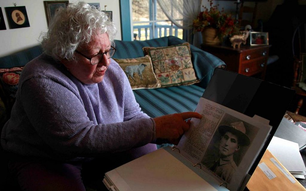 In this Jan. 5, 2012 file photo, Elsie Shemin-Roth flips through a book documenting the heroic acts of her father, William Shemin, during World War I, at her home in Labadie, Mo. (AP Photo/Jeff Roberson, File) In this Jan. 5, 2012 file photo, Elsie Shemin-Roth flips through a book documenting the heroic acts of her father, William Shemin, during World War I, at her home in Labadie, Mo. (AP Photo/Jeff Roberson, File)