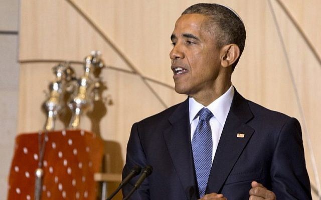 President Barack Obama speaks at Adas Israel Congregation in Washington, Friday May 22, 2015. (AP Photo/Jacquelyn Martin) President Barack Obama speaks at Adas Israel Congregation in Washington, Friday May 22, 2015. (AP Photo/Jacquelyn Martin)