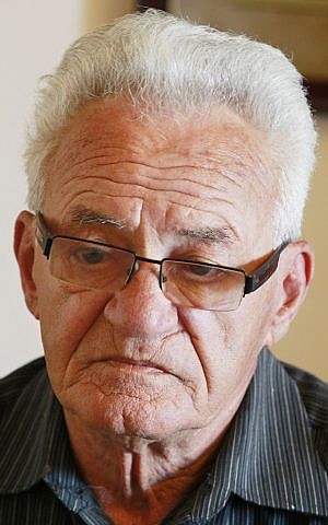 In this photo taken on April 10, 2015, Moshe Tirosh, 78, pauses during an interview with The Associated Press in Warsaw, Poland.  (Photo credit: Czarek Sokolowski/AP) 