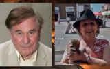 Ronald Senator and his wife Miriam Brickman (photo credit: AOL screenshot)