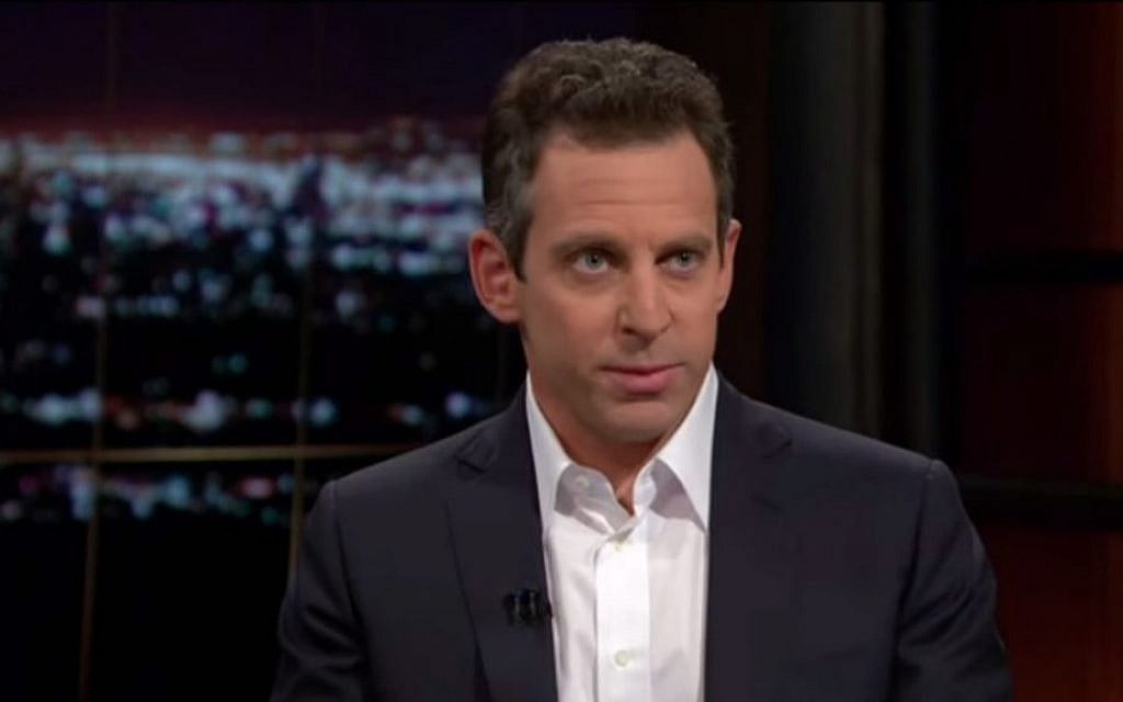 Author Sam Harris gives actor Ben Affleck an eye roll during a debate on 'Real Time with Bill Maher.' (YouTube screenshot) Author Sam Harris gives actor Ben Affleck an eye roll during a debate on 'Real Time with Bill Maher.' (YouTube screenshot)