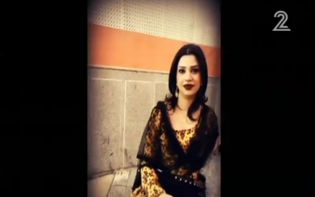 Iranian Kurd Farinaz Khosravani, 25, died on Monday, May 4, 2015, after falling from a hotel's fourth floor under suspicious circumstances. (screen capture: Channel 2) Iranian Kurd Farinaz Khosravani, 25, died on Monday, May 4, 2015, after falling from a hotel's fourth floor under suspicious circumstances. (screen capture: Channel 2)