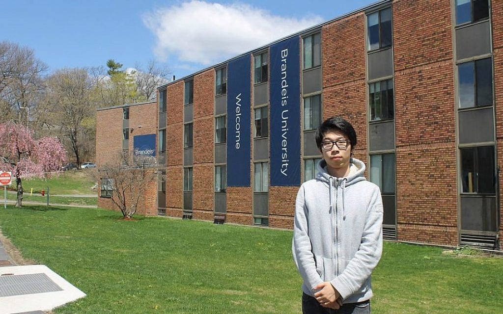 Shanghai native Tianwu Wang is one of hundreds of Chinese students at Brandeis. (Uriel Heilman/JTA) Shanghai native Tianwu Wang is one of hundreds of Chinese students at Brandeis. (Uriel Heilman/JTA)