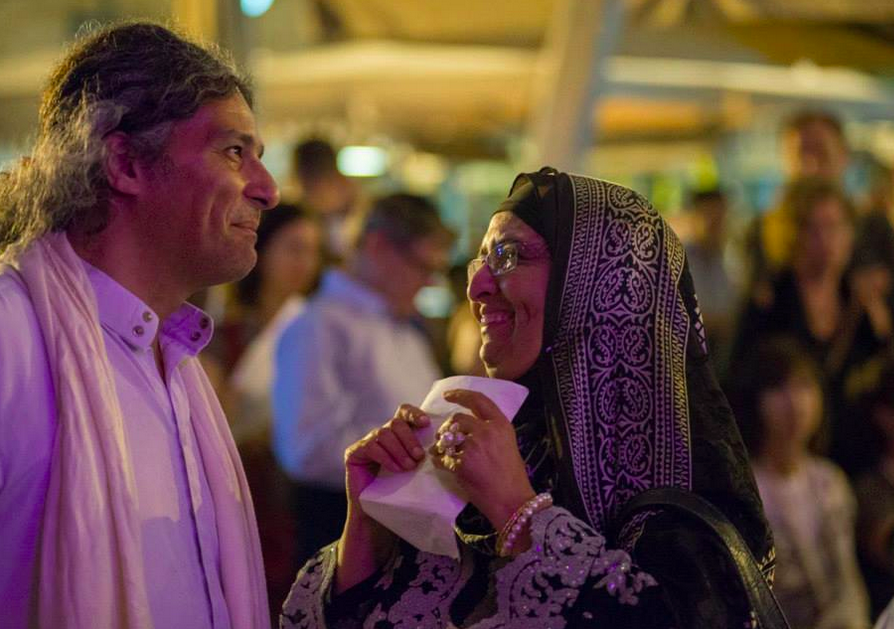 At the first Maaminim event last year, in the city's First Station (Courtesy Kehillat Zion)