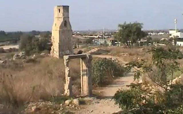 The archaeological site of Tel Yavneh, a few hundred meters away from the Philistine incineration pit where evidence of ritual use of different kinds of intoxicants and hallucinogens was found. (screen capture: YouTube) The archaeological site of Tel Yavneh, a few hundred meters away from the Philistine incineration pit where evidence of ritual use of different kinds of intoxicants and hallucinogens was found. (screen capture: YouTube)