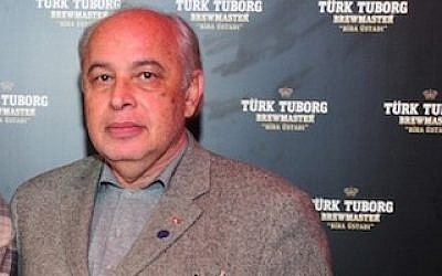 Cefi Kamhi in Istanbul on March 23, 2013 (JTA/Courtesy of Türk Tuborg Brewmaster)