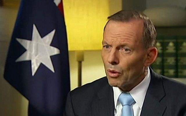 Australian Prime Minister Tony Abbott (YouTube screen capture/ABC News) Australian Prime Minister Tony Abbott (YouTube screen capture/ABC News)