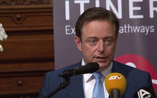 New Flemish Alliance (N-VA) leader Bart De Wever. (screen capture: YouTube/ActuaTV) New Flemish Alliance (N-VA) leader Bart De Wever. (screen capture: YouTube/ActuaTV)