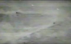 Defense Ministry footage of the demolition of the Beaufort outpost in the southern Lebanon security zone on the night of May 24, 2000. The video, which was released 15 years after the withdrawal, also shows Israeli troops leaving Lebanon under Hezbollah fire. (Screen capture: YouTube)