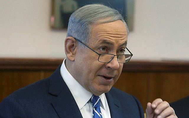 Prime Minister Benjamin Netanyahu leads the weekly cabinet meeting at his office in Jerusalem on May 26, 2015. (Marc Israel Sellem/FLASH90) Prime Minister Benjamin Netanyahu leads the weekly cabinet meeting at his office in Jerusalem on May 26, 2015. (Marc Israel Sellem/FLASH90)