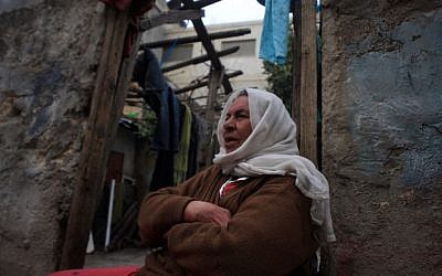 An alley of Al-Amari refugee camp in the West Bank city of Ramallah  (Issam Rimawi / Flash90)