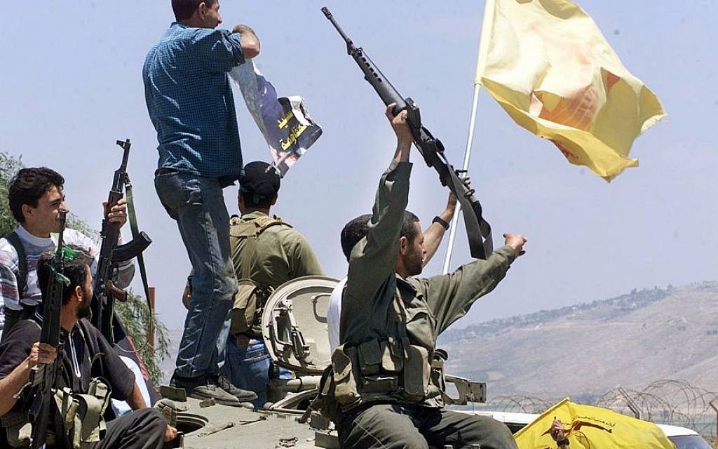 Hezbollah fighters celebrating on the day the IDF left South Lebanon, May 24, 2000. (AP: Enric Marti) Hezbollah fighters celebrating on the day the IDF left South Lebanon, May 24, 2000. (AP: Enric Marti)