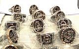 IS rings discovered by customs at Ben Gurion International Airport (Israel Tax Authority)