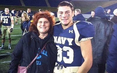 Justin Zemser with his mother, Susan, in a photo posted on her Facebook page in November 2014. (photo credit: Facebook)