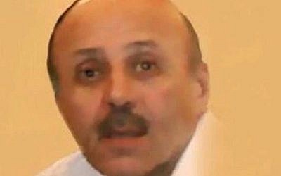 Brig. Gen. Ali Mamlouk, head of Syria's National Intelligence Bureau, who Wednesday surfaced after he was reportedly put under house arrest for plotting a coup against Syrian President Bashar Assad. (photo credit: YouTube screen capture)