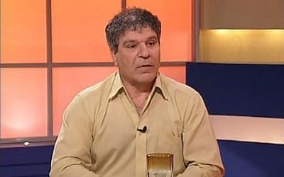 Adnan Tarabash, the manager of Al-Midan Theater in Haifa (YouTube screenshot)