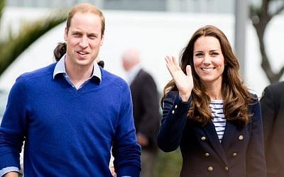 Duke and Duchess of Cambridge, Prince William and Kate Middleton, in Auckland, New Zealand in 2014. (Prince William and Kate Middleton image via Shutterstock).