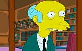 Mr Burns, character in 'The Simpsons,' voiced by Harry Shearer (screen capture: YouTube)
