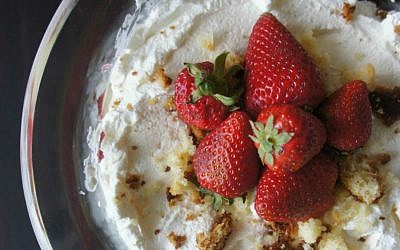 Strawberry rhubarb trifle (Shannon Sarna)