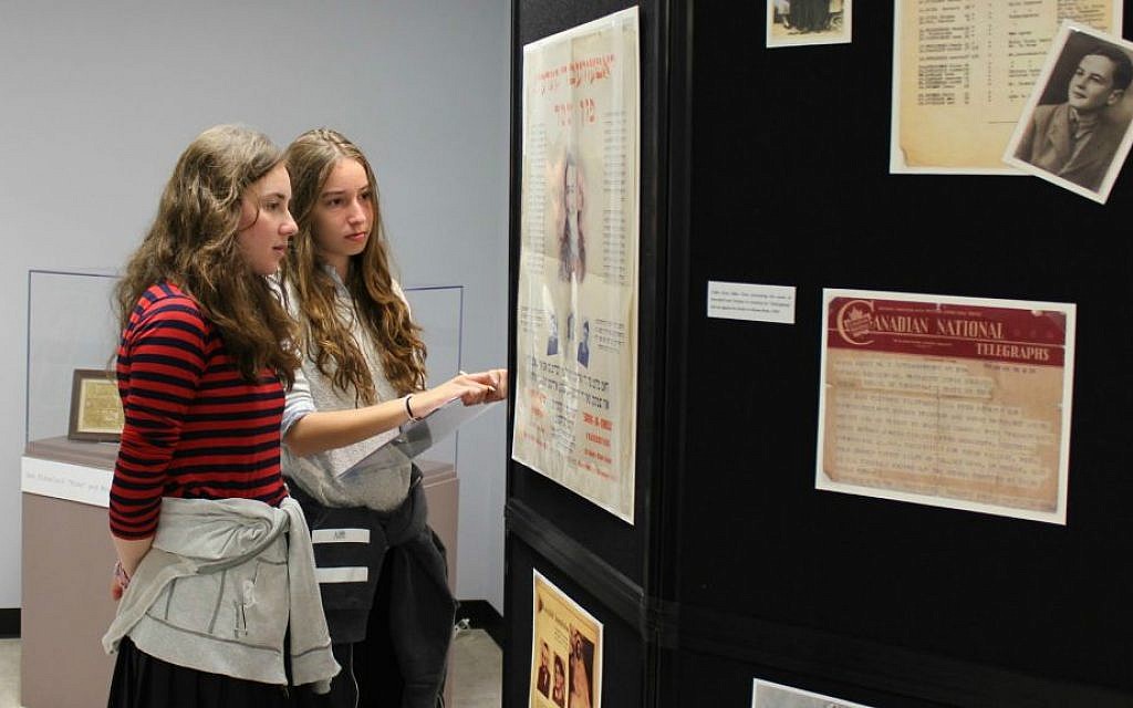 Illustrative: Students from Ateris Bais Yaakov, an all-girls’ school from Monsey, New York visit the Kleinman Family Holocaust Education Center in Brooklyn. (courtesy) Illustrative: Students from Ateris Bais Yaakov, an all-girls’ school from Monsey, New York visit the Kleinman Family Holocaust Education Center in Brooklyn. (courtesy)