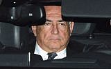 Former International Monetary Fund chief Dominique Strauss-Kahn after leaving the courthouse in Lille, France, February 2, 2015. (AFP/Denis Charlet)
