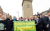 A pre-rally response, 'Golders Green Together,' is still due to take place on Friday, July 3. This campaign has been led by the anti-racist organization Hope Not Hate, the London Jewish Forum and the Board of Deputies and enlisted the support of local Christians and Muslims. (courtesy)