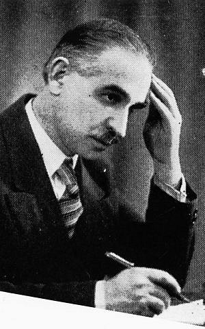 Shimon Nepom, poet, Toronto (1937 or 1938). Ontario Jewish Archives, item 1728.