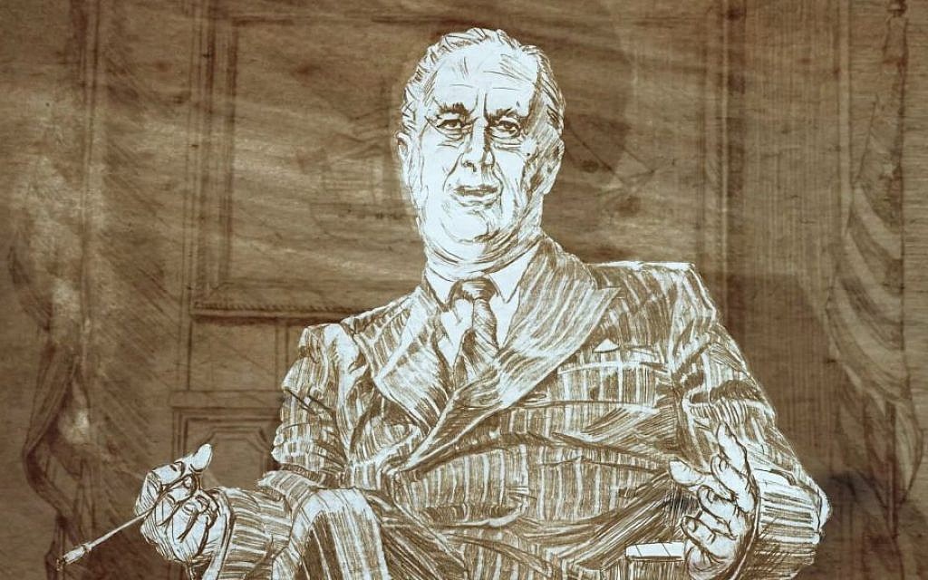 Animation drawing from 'Karski & The Lords of Humanity' by Tomasz Niedzwiedz. (Courtesy)
