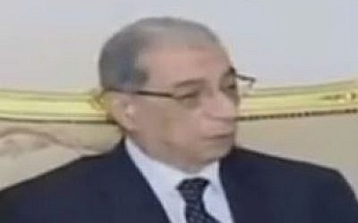 Egypt's prosecutor general, Hisham Barakat (YouTube screenshot/teleSUR English)