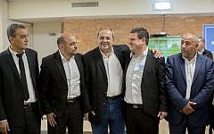 Members of the Joint (Arab) List in the Knesset, January 2015 (Yonatan Sindel/Flash90)