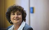 Bank of Israel Governor Karnit Flug speaks during a press conference in Jerusalem on March 31, 2015. (Yonatan Sindel/Flash90)