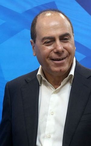 Interior Minister Silvan Shalom in Jerusalem, May 26, 2015. (Marc Israel Sellem/POOL/FLASH90) 