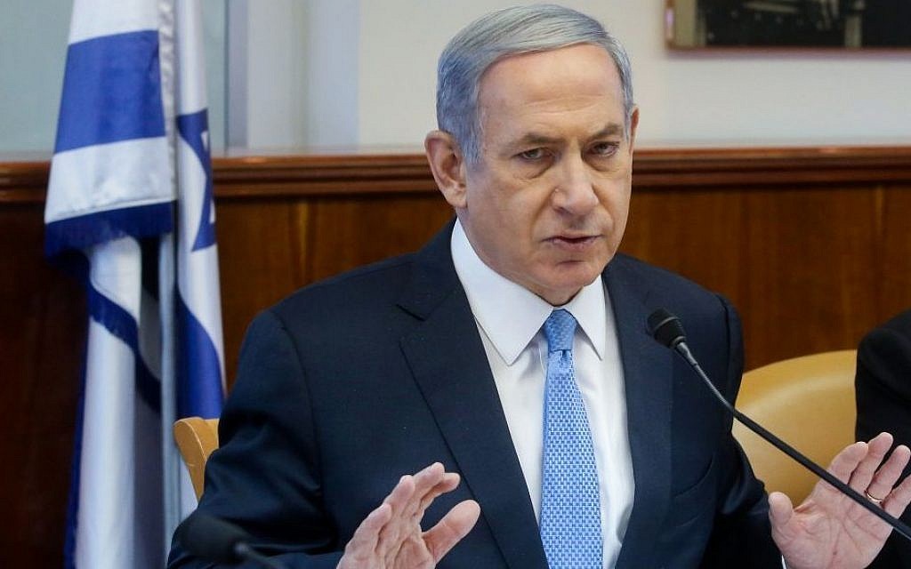 Prime Minister Benjamin Netanyahu leads the weekly cabinet meeting on May 31, 2015. (Marc Israel Sellem/POOL) Prime Minister Benjamin Netanyahu leads the weekly cabinet meeting on May 31, 2015. (Marc Israel Sellem/POOL)